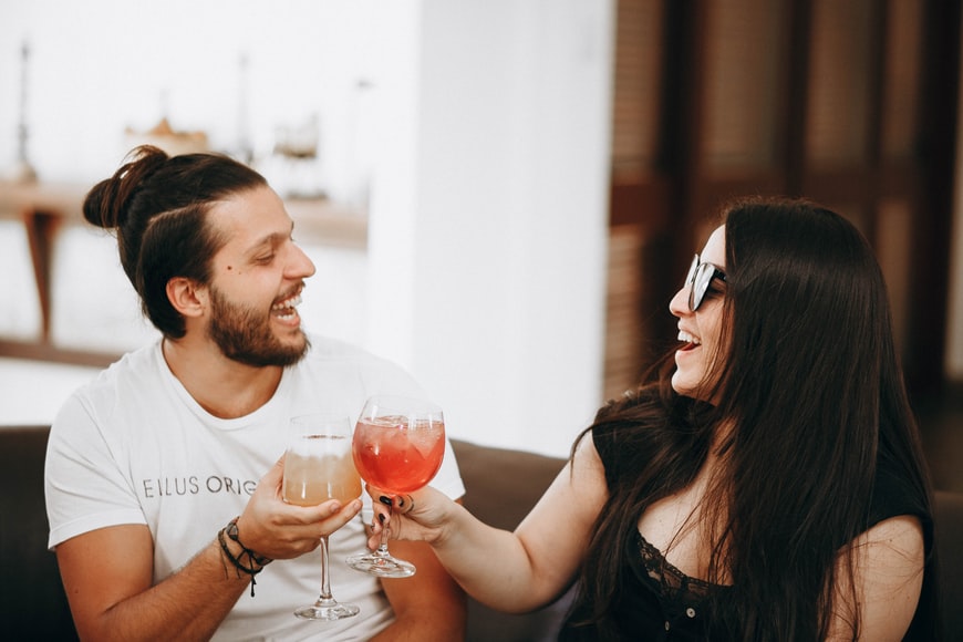 Couple Laughing
