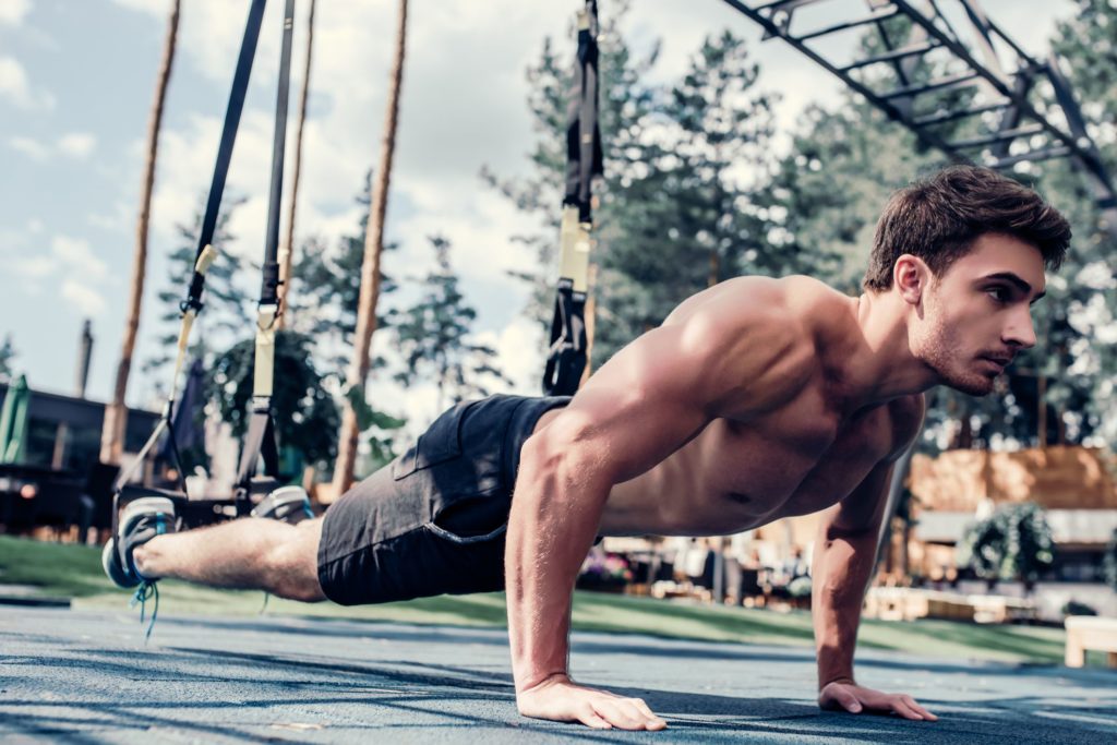 Man Push Ups