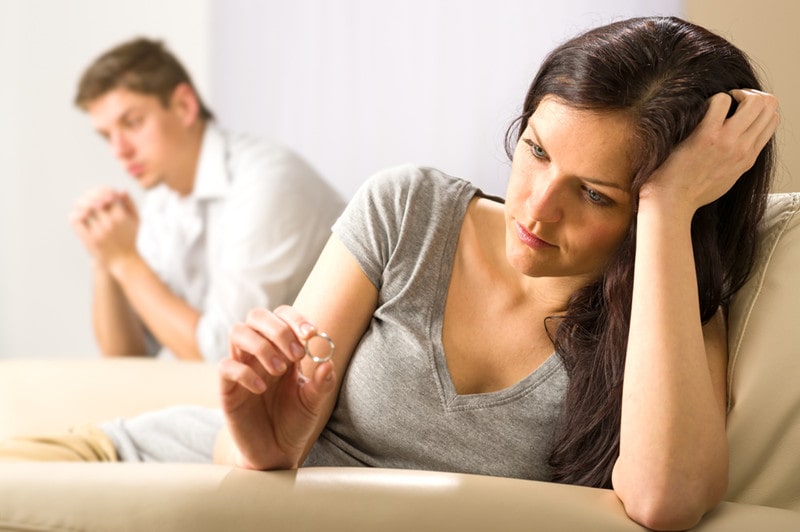 Unhappy Marriage couple