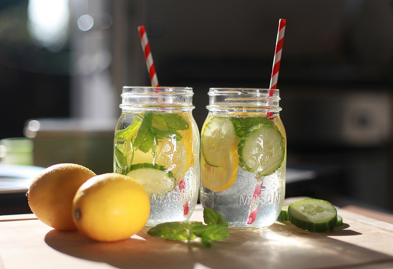 Lemon, Mint & Cucumber Water