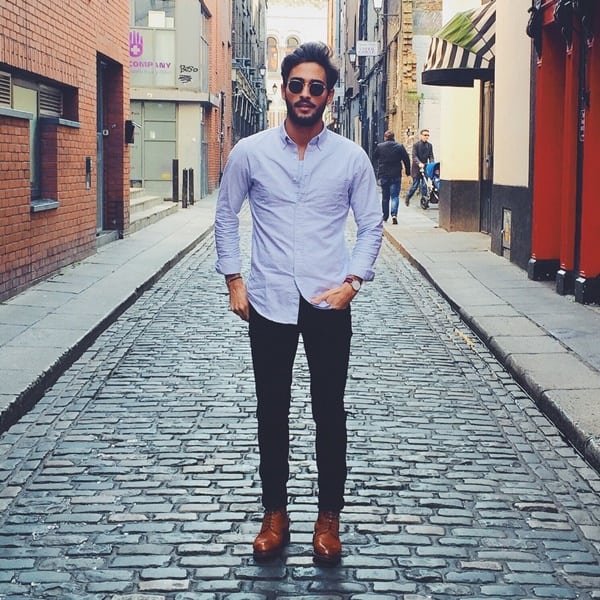 shoes and trousers