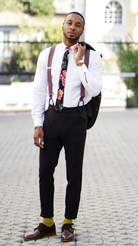 Black Pants with Brown Shoes Outfits Fashion for Men