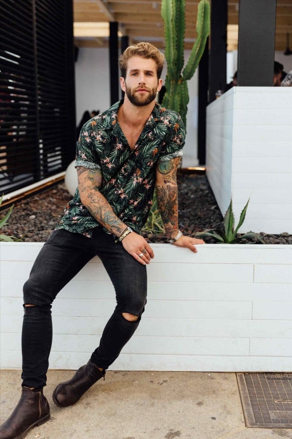Black Pants with Brown Shoes Outfits Fashion for Men