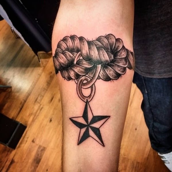 star tattoos for men