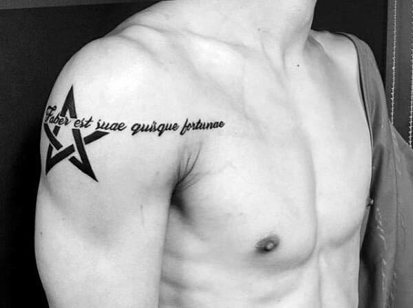 star tattoos for men