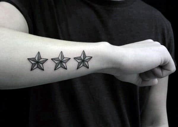 star tattoos for men