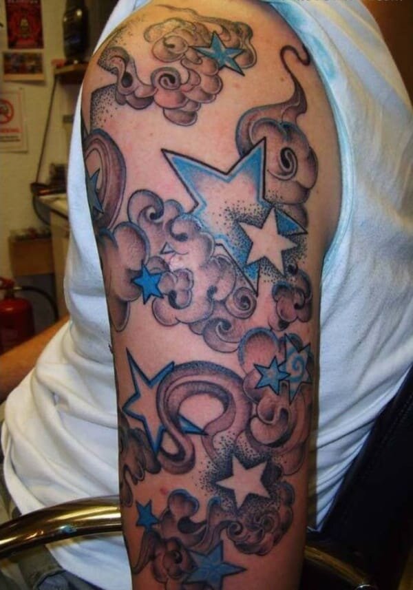 star tattoos for men