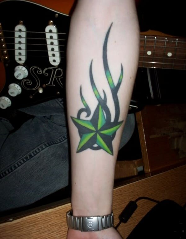 star tattoos for men