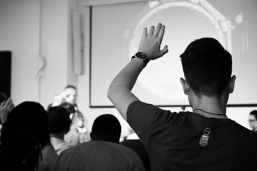 Man Hands Up
