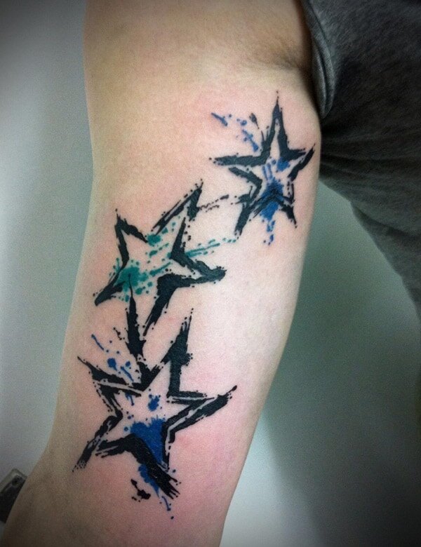 star tattoos for men