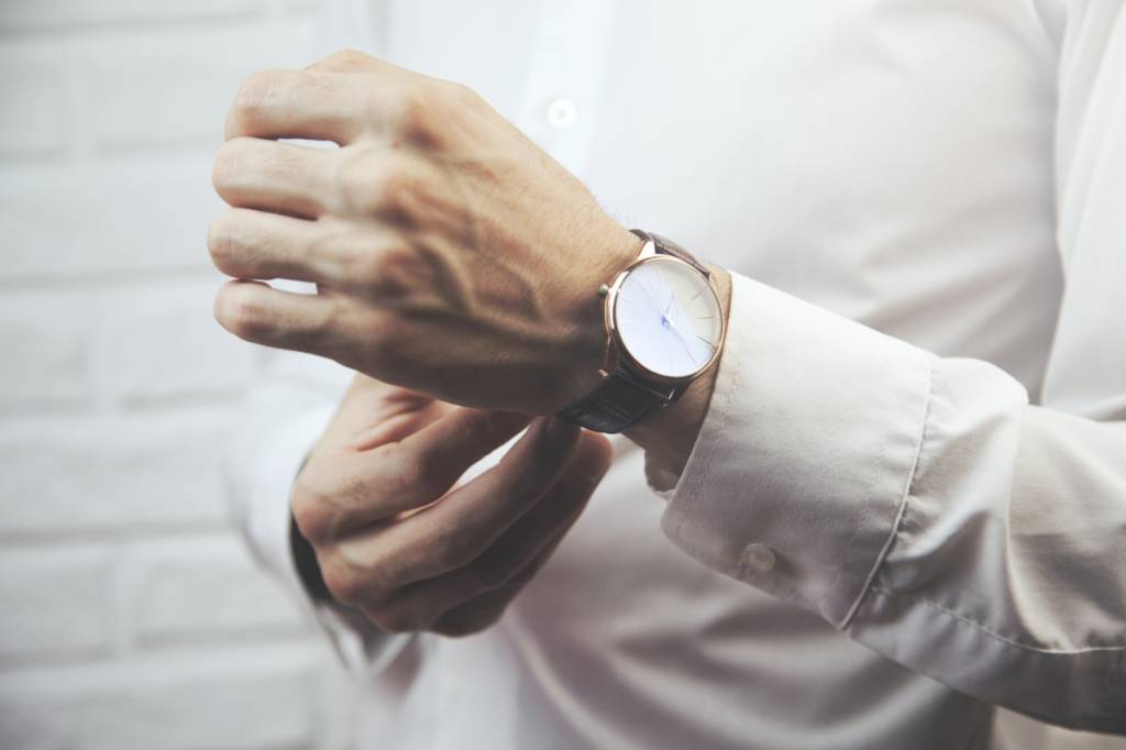 Man Wearing Watch