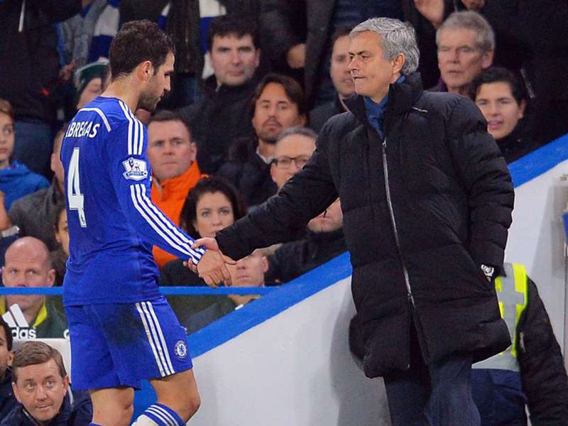 fabregas and Mourinho