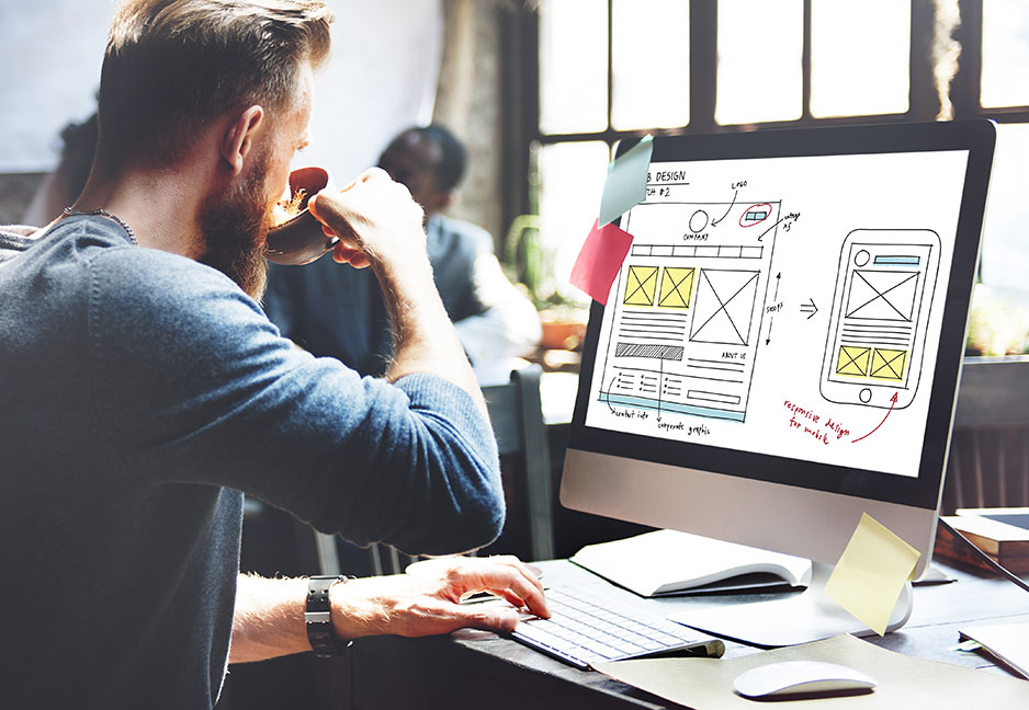man web designer