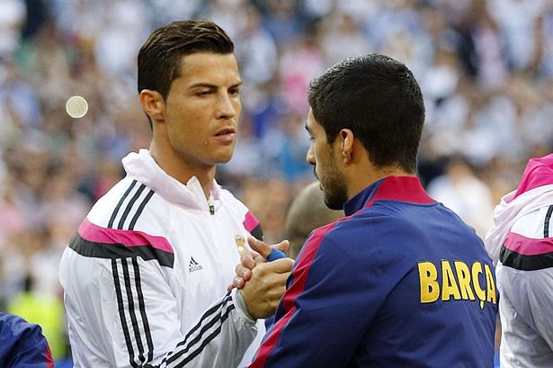 Cristiano Ronaldo and Luis Suarez