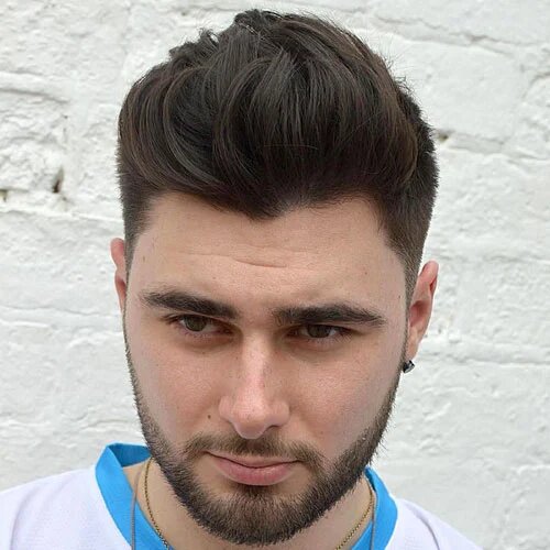 hairstyles for men with round face shape