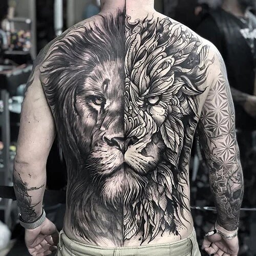 back tattoos for men