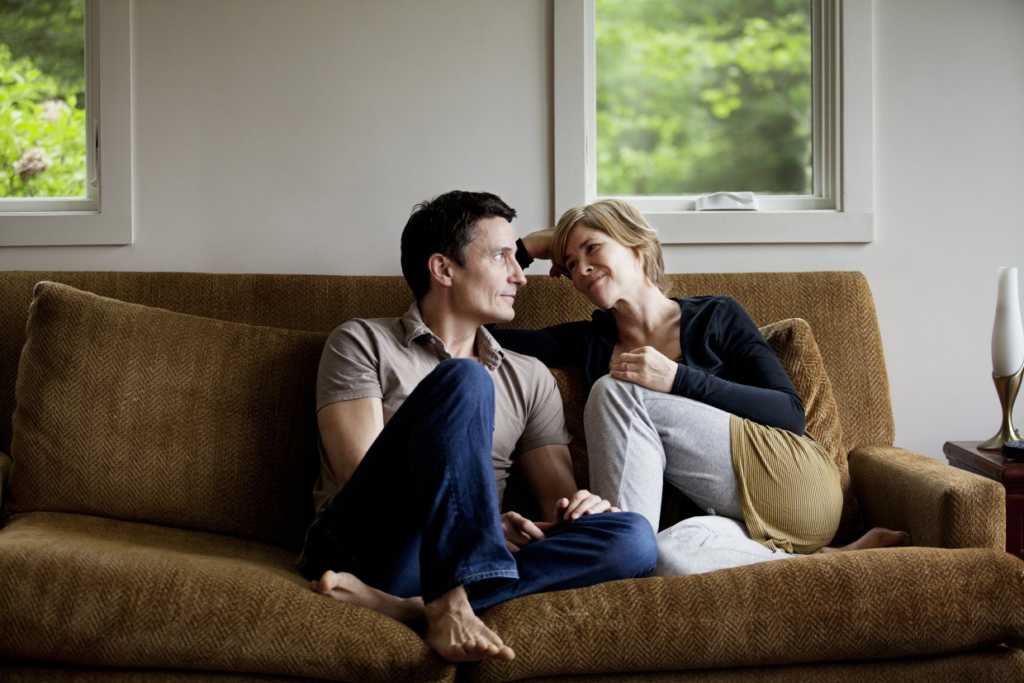 Couple talking 