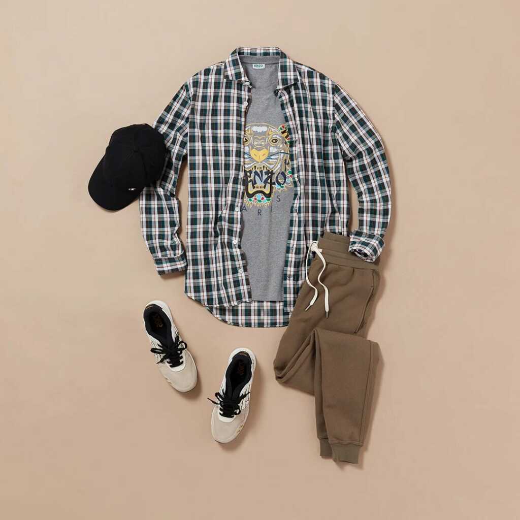 plaid fashion style for men