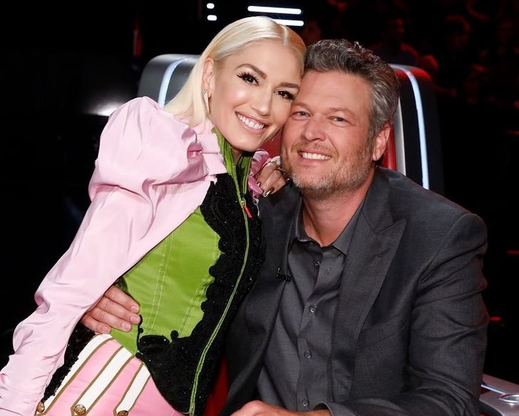 Gwen Stefani and Blake Shelton