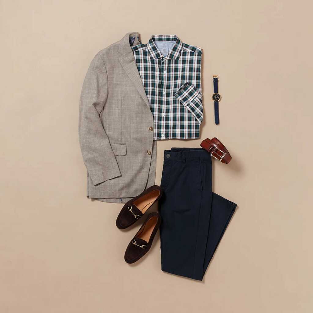 plaid fashion style for men