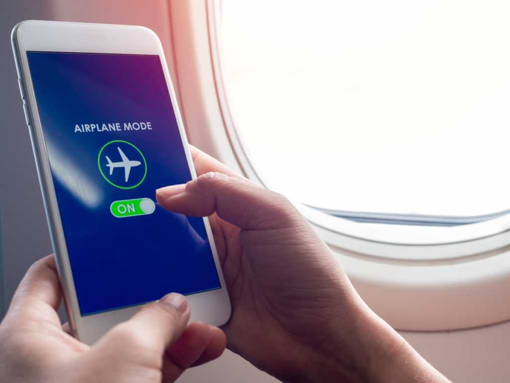 TURN YOUR PHONE TO AIRPLANE MODE