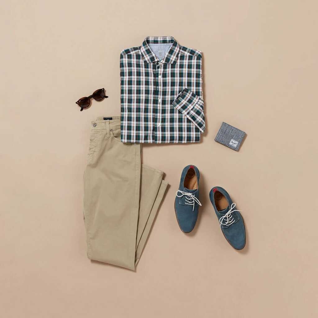 plaid fashion style for men