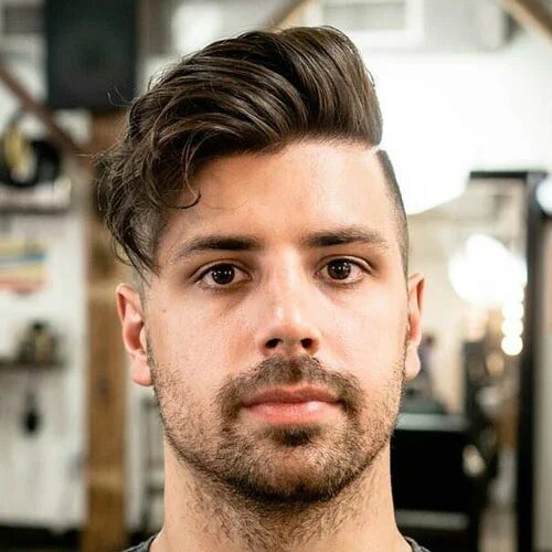 hairstyles for men with round face shape