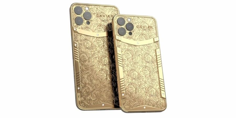 Caviar iPhone 12 Pro Pure Gold