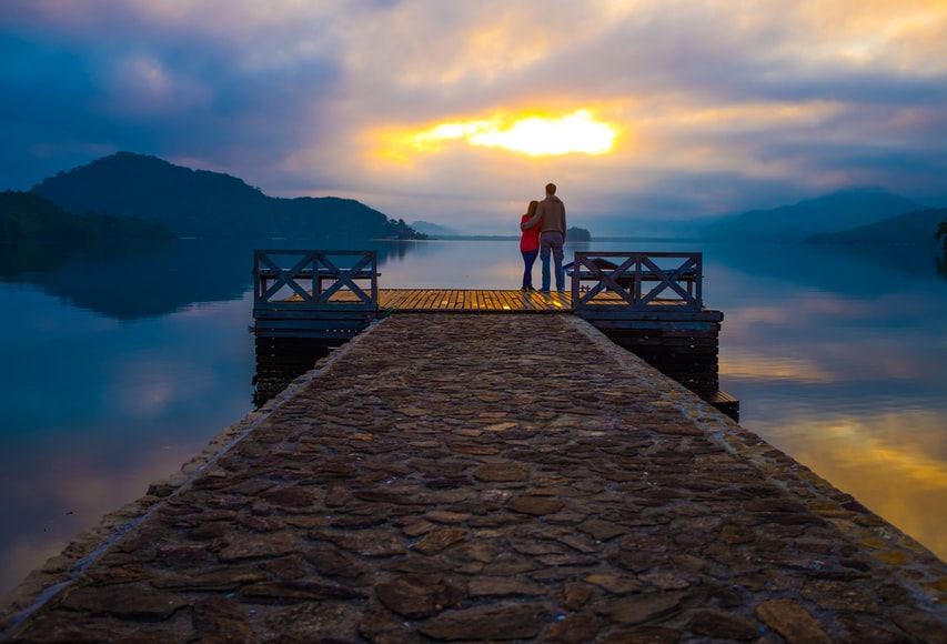 Couple On The Bridge