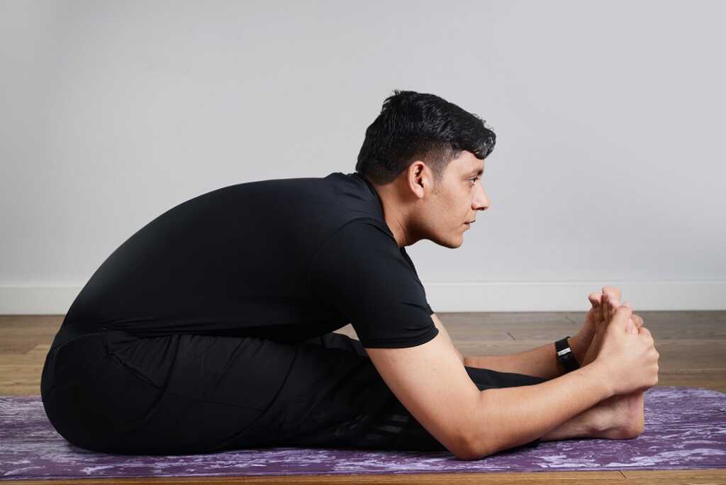 Yoga poses for men with stress