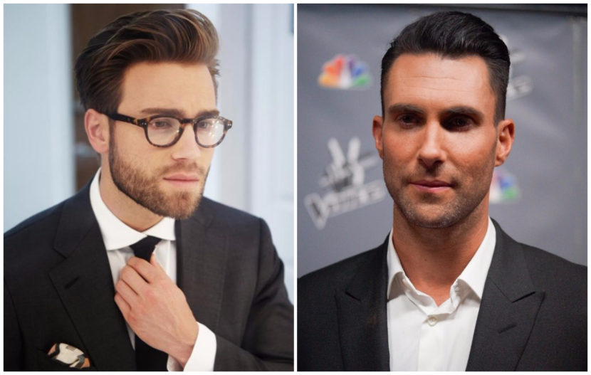 hairstyles for men with triangular face