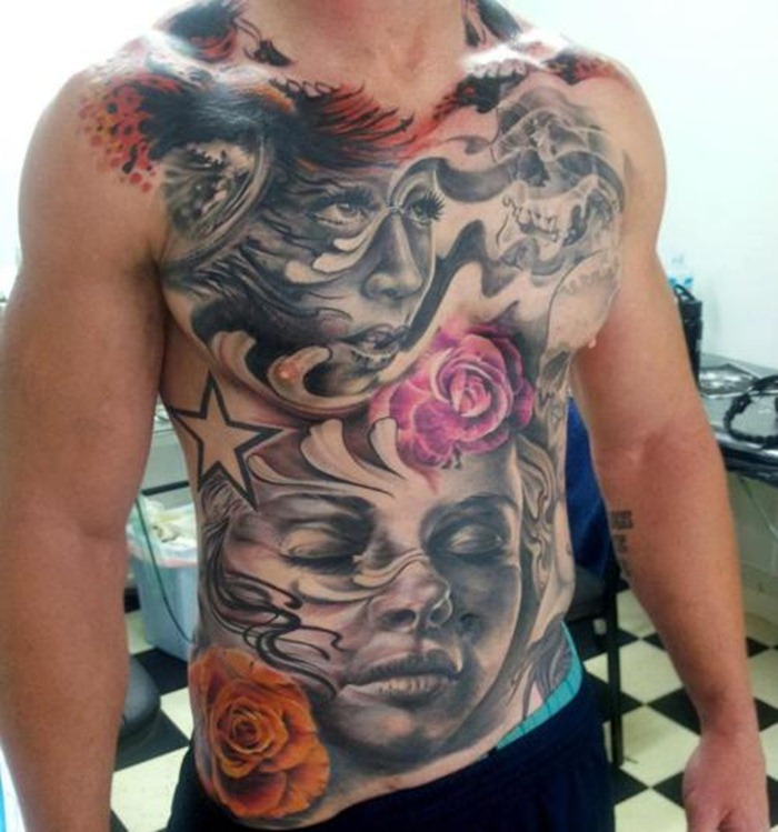 Full Chest tattoo