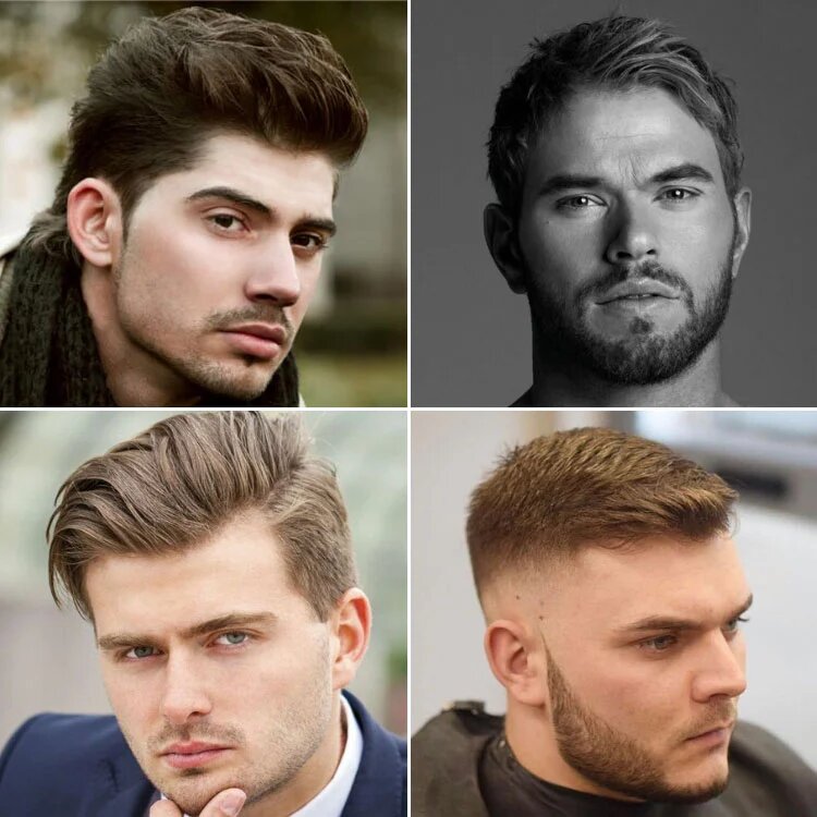 hairstyles for men with round face shape