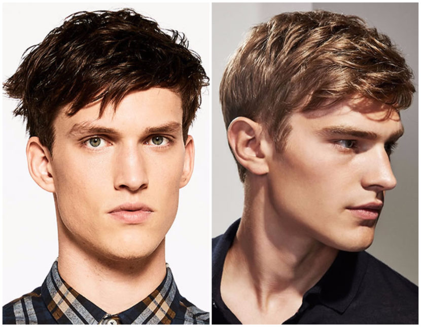 hairstyles for men with triangular face