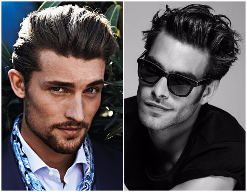 hairstyles for men with triangular face