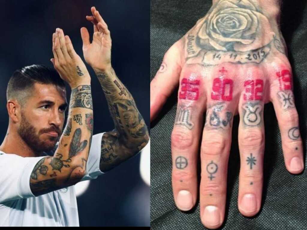 Sergio Ramos' tattoo