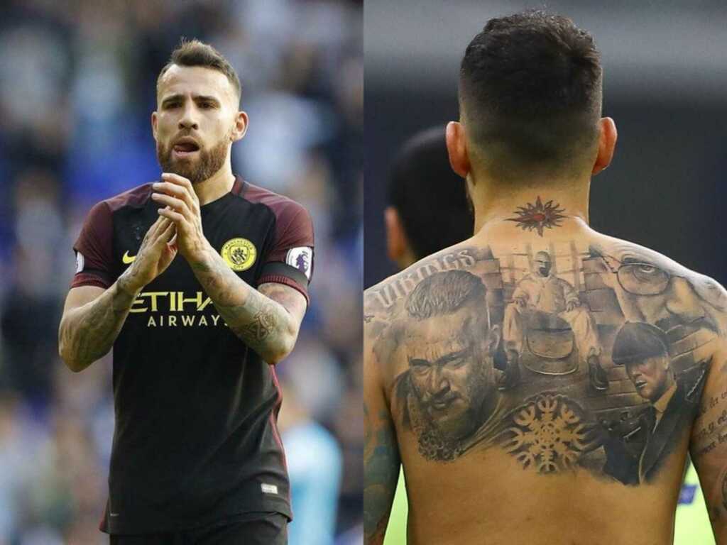 Nicolas Otamendi's tattoos