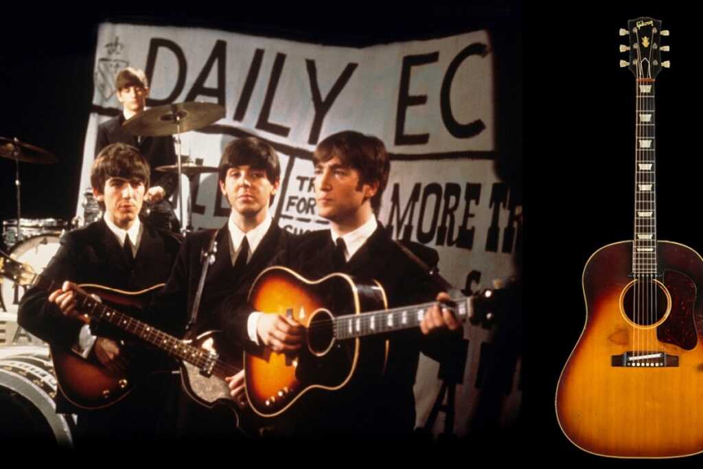John Lennon's Gibson J-160E Acoustic-Electric 