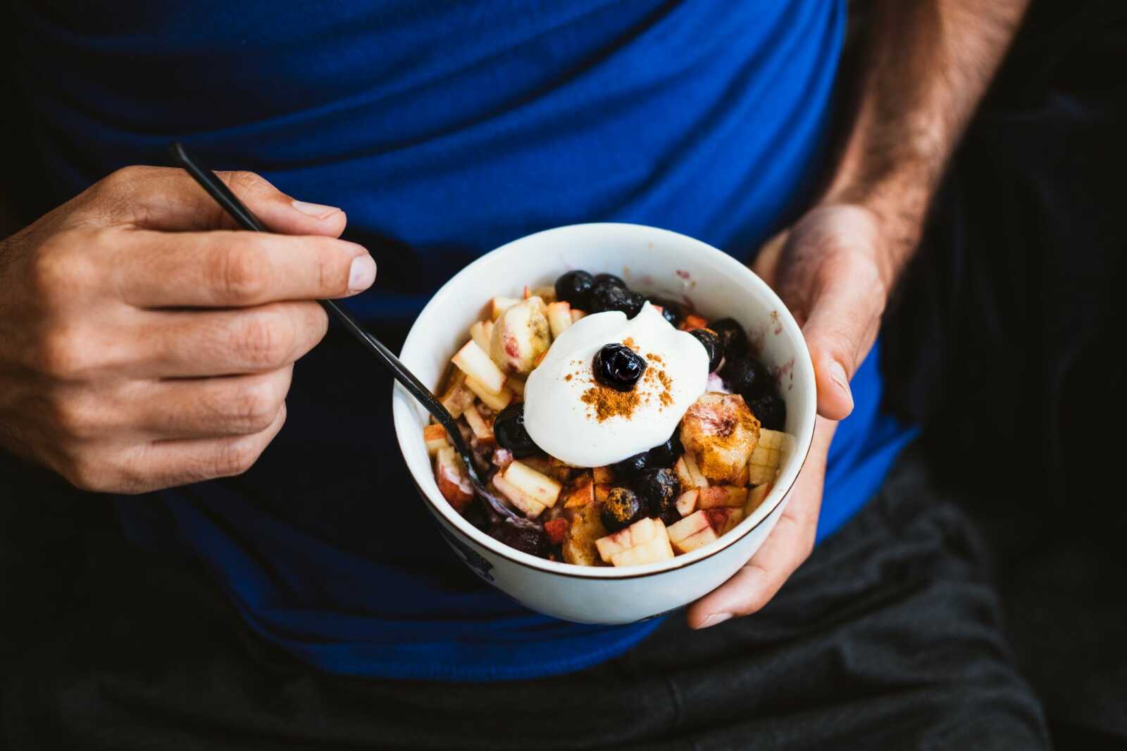 Men Eat Calories