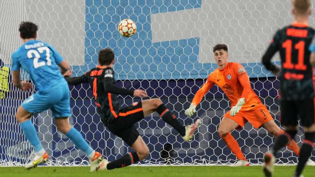 Chelsea against Zenit