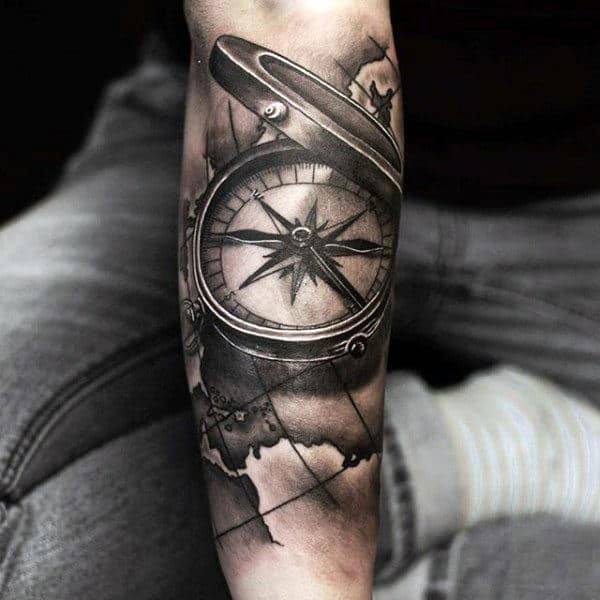 Travel Inspired Tattoos for men