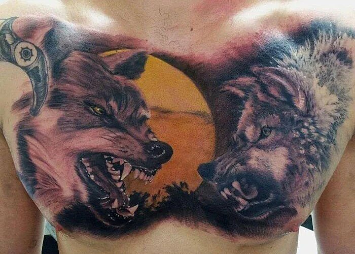 Wolf Tattoos for Men