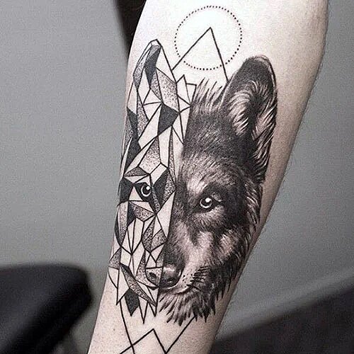 Wolf Tattoos for Men