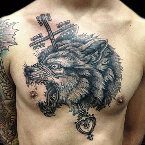 Wolf Tattoos for Men