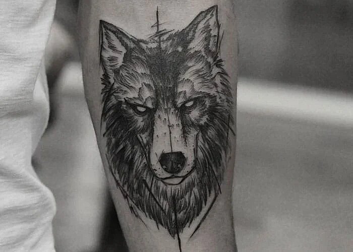 Wolf Tattoos for Men