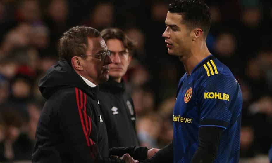 Cristiano Ronaldo Frustrated after subbed off