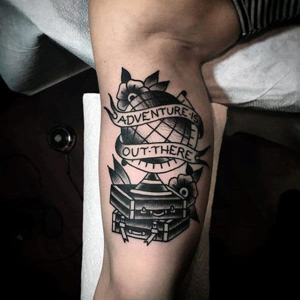 Travel Inspired Tattoos for men
