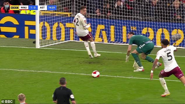 Martinez denied Greenwood's effort