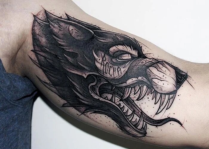 Wolf Tattoos for Men