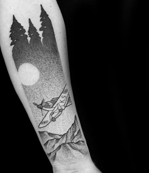 Travel Inspired Tattoos for men